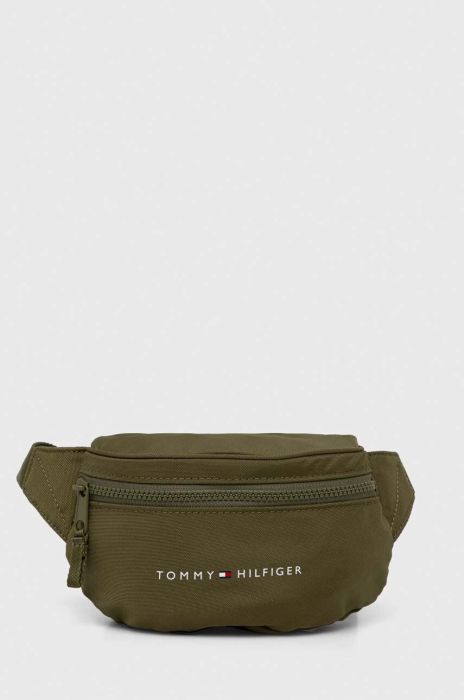 Дитяча сумка на пояс Tommy Hilfiger колір зелений Дитяча сумка на пояс Tommy Hilfiger колір зелений