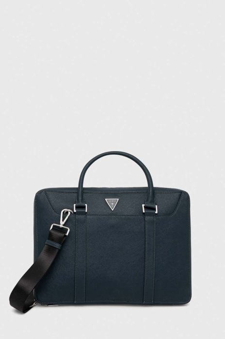 Сумка для ноутбука Guess колір зелений Сумка для ноутбука Guess колір зелений