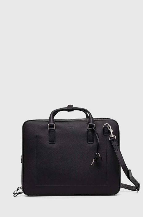 Шкіряна сумка Tiger Of Sweden колір чорний (3598863) Шкіряна сумка Tiger Of Sweden колір чорний (3598863)