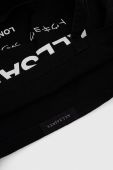 Бавовняна сумка AllSaints UNDERGROUND TOTE колір чорний Бавовняна сумка AllSaints UNDERGROUND TOTE колір чорний