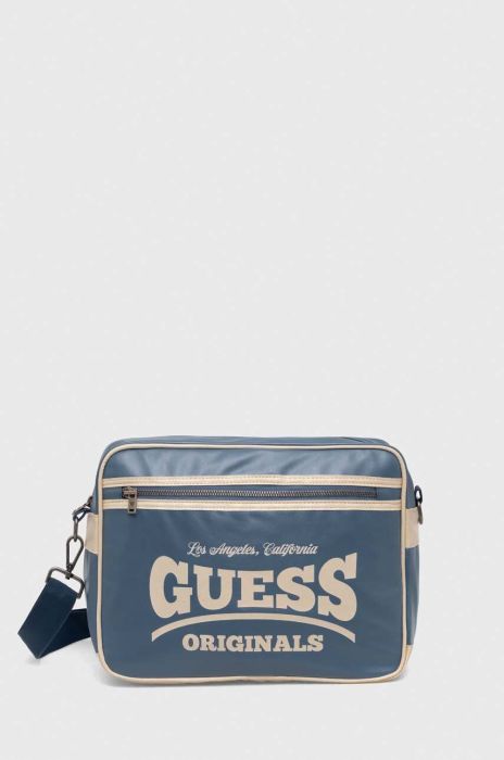 Сумка Guess Originals колір синій Сумка Guess Originals колір синій