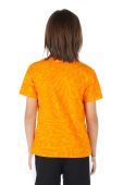 Дитяча бавовняна футболка Guess колір помаранчевий візерунок (3294291)