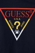 Дитяча бавовняна футболка Guess колір синій з аплікацією (3366821) Дитяча бавовняна футболка Guess колір синій з аплікацією (3366821)
