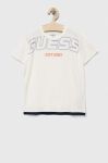 Дитяча футболка Guess колір білий з принтом (3294305) Дитяча футболка Guess колір білий з принтом (3294305)