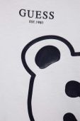 Дитяча бавовняна футболка Guess колір білий з принтом (3328682) Дитяча бавовняна футболка Guess колір білий з принтом (3328682)
