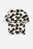 Дитяча бавовняна футболка Coccodrillo колір чорний візерунок (3474944) Дитяча бавовняна футболка Coccodrillo колір чорний візерунок (3474944)