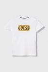 Бавовняна футболка Guess колір білий з принтом (3516367) Бавовняна футболка Guess колір білий з принтом (3516367)