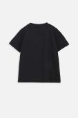 Дитяча бавовняна футболка Coccodrillo колір чорний з принтом (3538837)