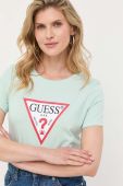 Бавовняна футболка Guess колір зелений (3303167) Бавовняна футболка Guess колір зелений (3303167)