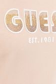Бавовняна футболка Guess колір бежевий (3333282) Бавовняна футболка Guess колір бежевий (3333282)