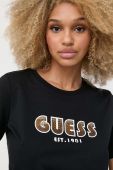Бавовняна футболка Guess колір чорний (3333294) Бавовняна футболка Guess колір чорний (3333294)