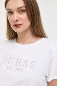 Бавовняна футболка Guess колір білий (3306290)