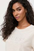 Бавовняна футболка Guess колір бежевий (3517617)