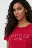 Бавовняна футболка Guess колір червоний (3517622)