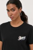Бавовняна футболка Guess колір чорний (3310506)