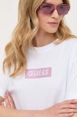 Бавовняна футболка Guess колір білий (3313690) Бавовняна футболка Guess колір білий (3313690)
