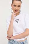 Бавовняна футболка Guess колір білий (3330687)