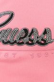 Бавовняний топ Guess колір рожевий (3330692) Бавовняний топ Guess колір рожевий (3330692)