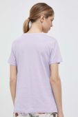 Бавовняна футболка Guess колір фіолетовий (3316934) Бавовняна футболка Guess колір фіолетовий (3316934)
