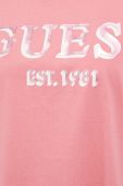 Бавовняна футболка Guess колір рожевий (3333307)