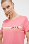 Бавовняна футболка Guess колір рожевий (3333190) Бавовняна футболка Guess колір рожевий (3333190)
