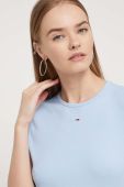 Футболка Tommy Jeans жіноча колір блакитний (3377020) Футболка Tommy Jeans жіноча колір блакитний (3377020)