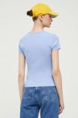 Футболка Tommy Jeans жіноча колір блакитний (3281980) Футболка Tommy Jeans жіноча колір блакитний (3281980)