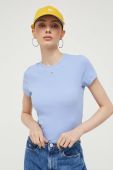 Футболка Tommy Jeans жіноча колір блакитний (3281980) Футболка Tommy Jeans жіноча колір блакитний (3281980)