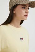 Футболка Tommy Jeans жіноча колір жовтий (3282000)