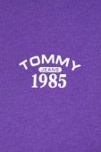 Футболка Tommy Jeans жіноча колір фіолетовий