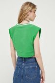 Топ Tommy Jeans жіночий колір зелений (3282006) Топ Tommy Jeans жіночий колір зелений (3282006)