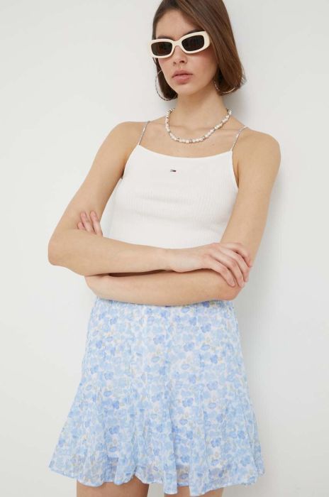 Топ Tommy Jeans жіночий колір бежевий (3260136) Топ Tommy Jeans жіночий колір бежевий (3260136)