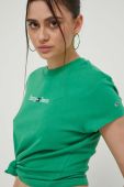 Футболка Tommy Jeans жіноча колір зелений (3284336) Футболка Tommy Jeans жіноча колір зелений (3284336)