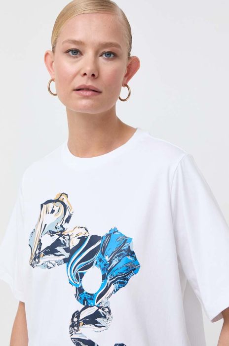 Футболка Boss жіноча колір білий