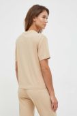 Футболка лаунж HUGO колір бежевий (3382129)