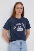 Бавовняна футболка Polo Ralph Lauren колір синій (3389456)