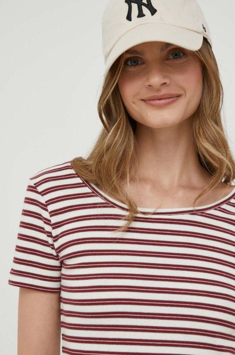 Футболка Pepe Jeans Babette жіноча колір бежевий Футболка Pepe Jeans Babette жіноча колір бежевий