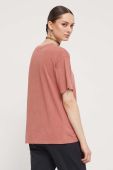 Бавовняна футболка Roxy колір рожевий (3551613)