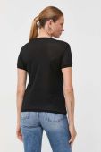 Футболка Patrizia Pepe жіноча колір чорний (3386423)