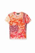 Футболка Desigual жіноча колір помаранчевий Футболка Desigual жіноча колір помаранчевий