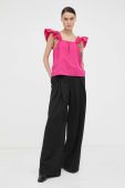 Бавовняний топ 2NDDAY колір рожевий Бавовняний топ 2NDDAY колір рожевий