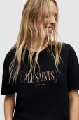 Бавовняна футболка AllSaints Logo Boyfriend колір чорний Бавовняна футболка AllSaints Logo Boyfriend колір чорний
