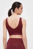 Спортивний бюстгальтер adidas колір бордовий Спортивний бюстгальтер adidas колір бордовий