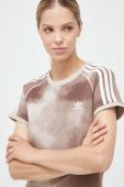 Футболка adidas Originals жіноча колір бежевий (3336036)