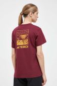 Футболка adidas TERREX Graphic Altitude жіноча колір бордовий