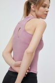 Топ для йоги adidas Performance Studio колір рожевий Топ для йоги adidas Performance Studio колір рожевий