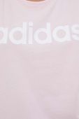 Бавовняний топ adidas колір рожевий (3373692) Бавовняний топ adidas колір рожевий (3373692)