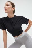 Футболка для йоги adidas Performance Studio колір чорний (3396467)