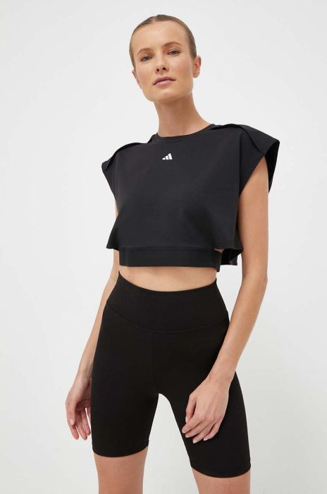 Тренувальна футболка adidas Performance Power колір чорний Тренувальна футболка adidas Performance Power колір чорний