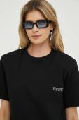 Бавовняна футболка Rotate колір чорний
